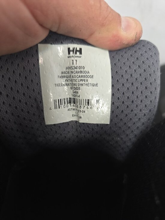 Helly Hansen Men\'s Mid Alum Toe Comp Plate Hiker Boots HHS241010 Black Size 11M main image 5